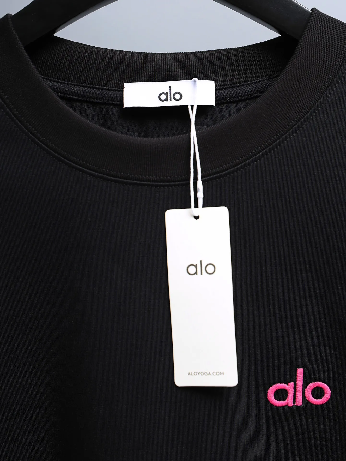 alo 2꯭0꯭2꯭6 ⌚️ alo ： logo ， 🪡 ：Black SIZE：S-XXL