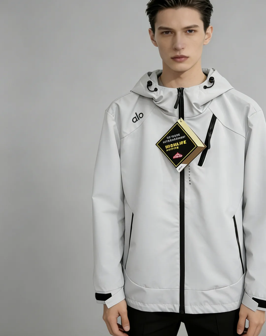 alo 2026 Autumn and Winter New Arrival🧊 Men's hooded jacket, Original three-standard Premium version, counter-customized fabrics, Breathable, high comfort, impeccable details, brand element design concept, reflecting high quality. It feels delicate and soft, presents a casual cut, and has a great upper body shape. Sizes: M～3XL