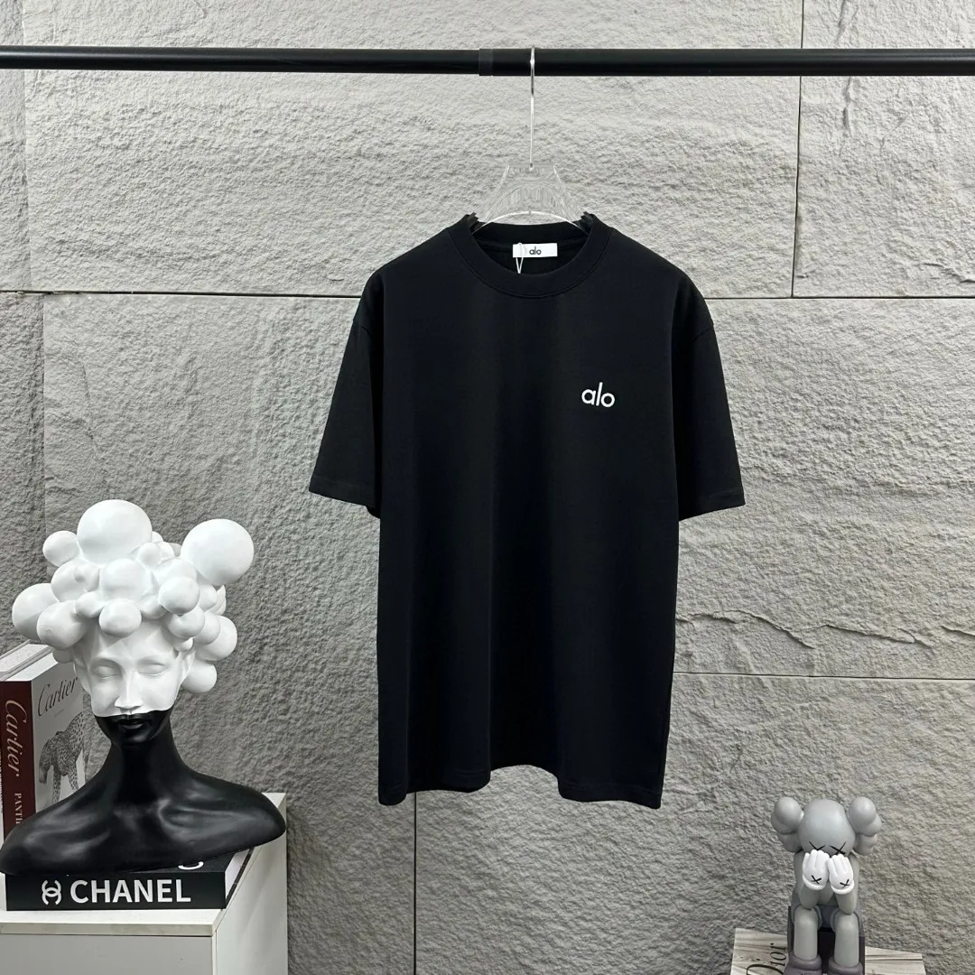 Alo*2026 New Arrival Classic logo T Same Style ：Black White Red Gray Size： S （90-130 ） M （120-150 ） L （140-165 ） XL （160-180 ） XXL （180 ）