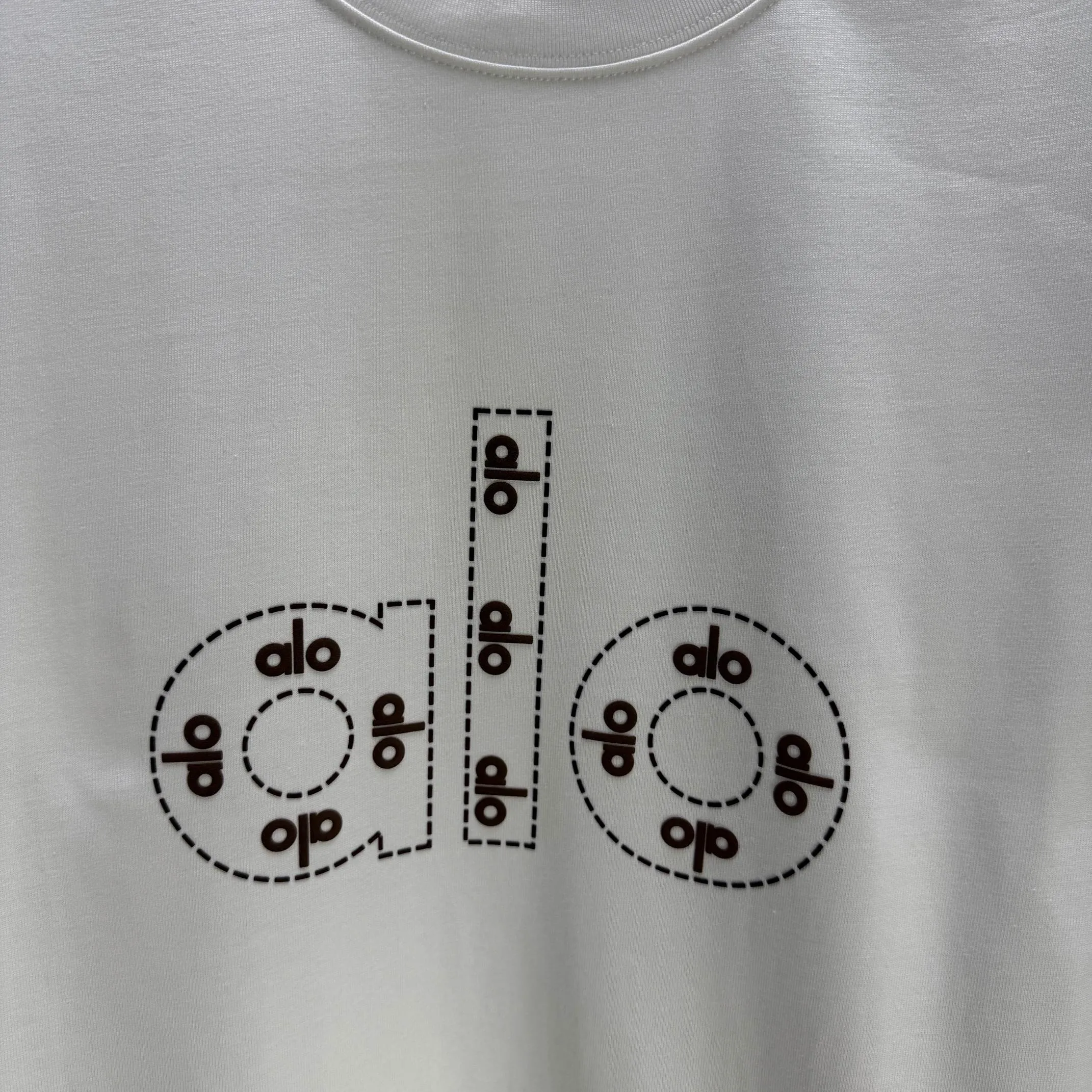 alo 2026 New Arrival T logo ：Black White Dark Blue Sizes：S M L XL XXL