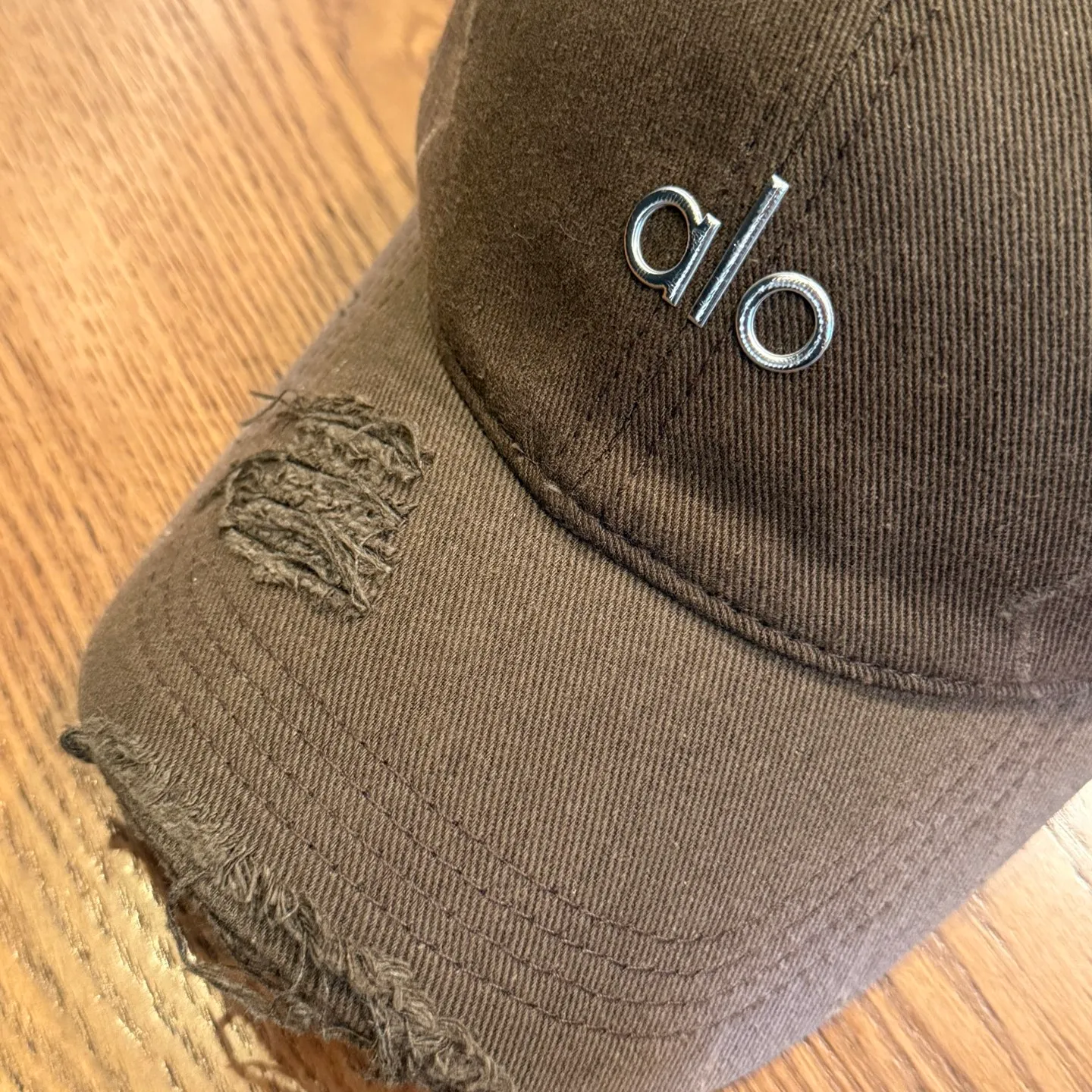 alo frayed baseball cap