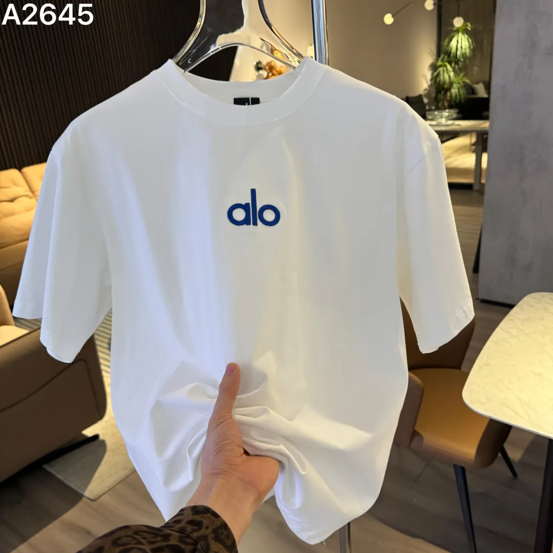 Quality alo 26ss New Arrival logo . ： logo Size： S XXL ：White Black