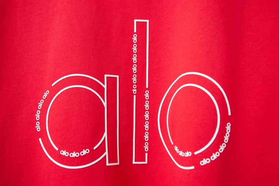 alo 26SS New Arrival logo 100% 32 1X 1 logo ：Black/White/Red/Gray Size：S/M/L/XL