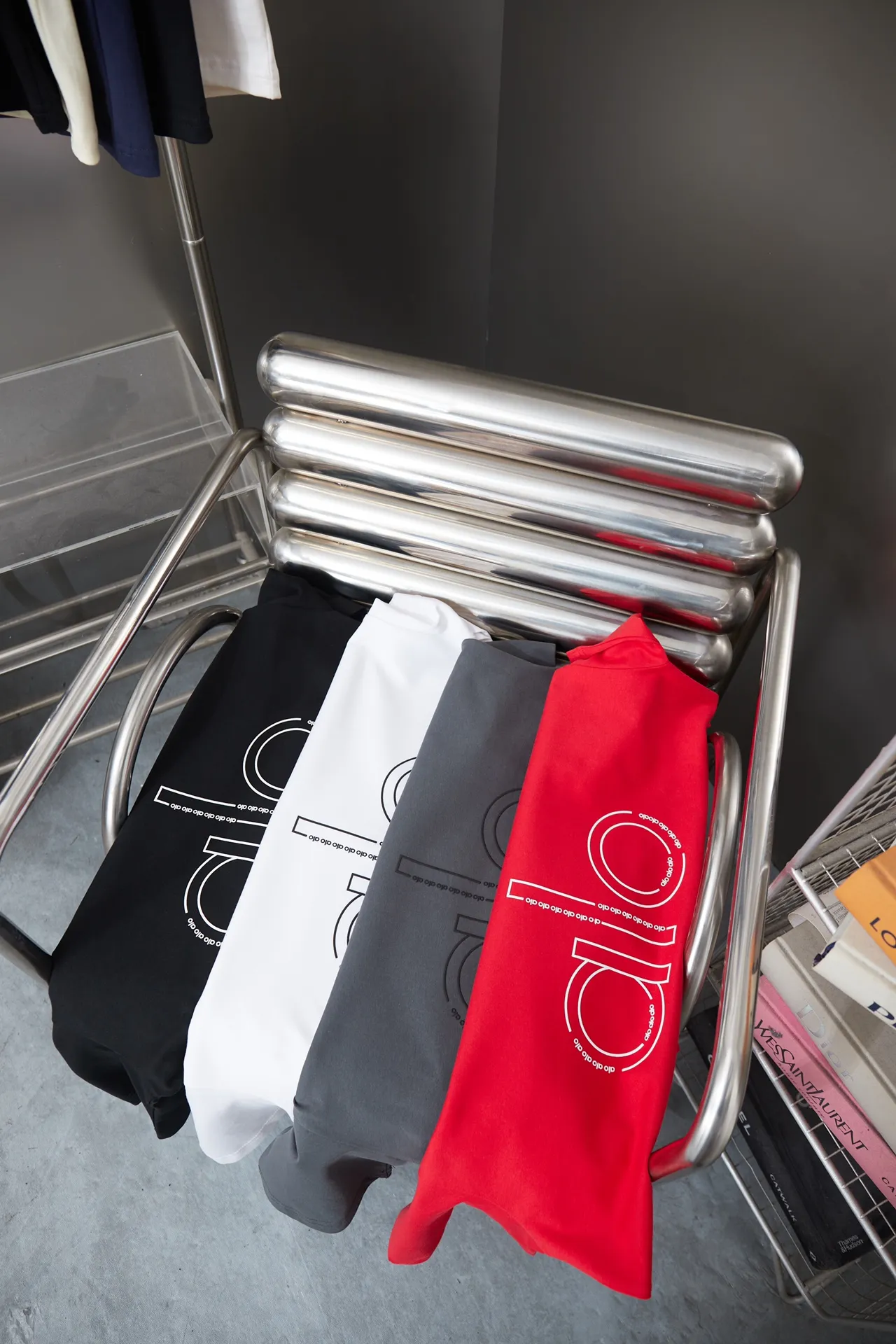 alo 26SS New Arrival logo 100% 32 1X 1 logo ：Black/White/Red/Gray Size：S/M/L/XL