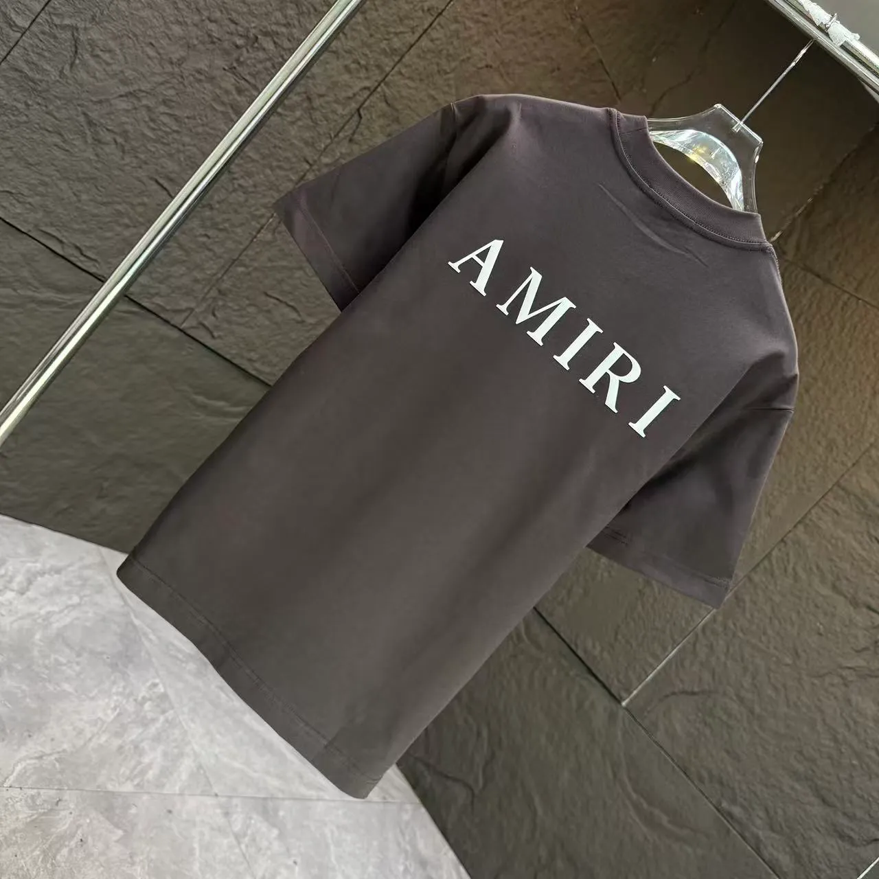 AMIRI 2025 New Arrival T logo ：Black White Sizes：S M L XL XXL