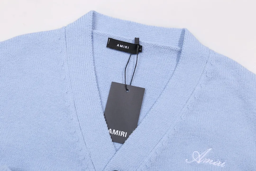 AMIRI New Arrival Logo 、 V ：Blue Black Sizes：S M L XL XXL