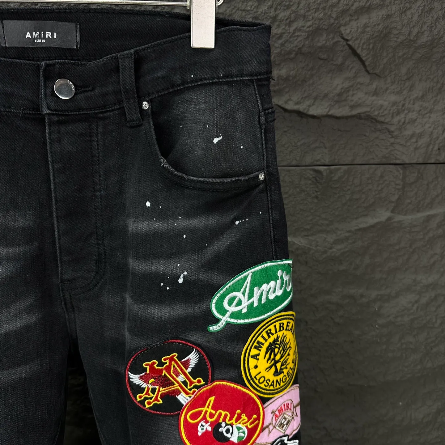 AMIRI 2026New Arrival Quality ， ， ， ， ， ！ 、 、 ！ ， ， ！！！ ：Black、Blue Size：28、30、32、34、36（ Size）