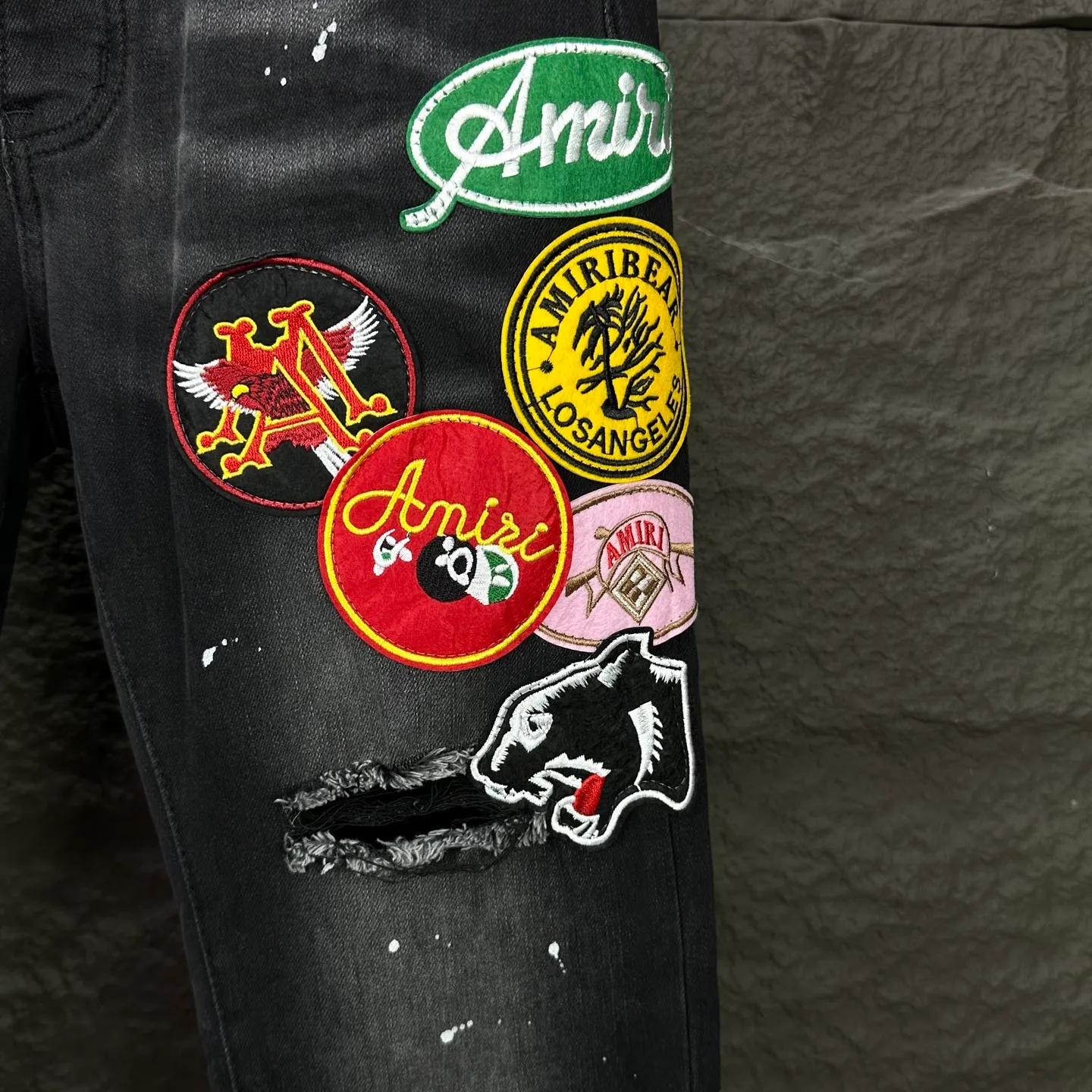 AMIRI 2026New Arrival Quality ， ， ， ， ， ！ 、 、 ！ ， ， ！！！ ：Black、Blue Size：28、30、32、34、36（ Size）