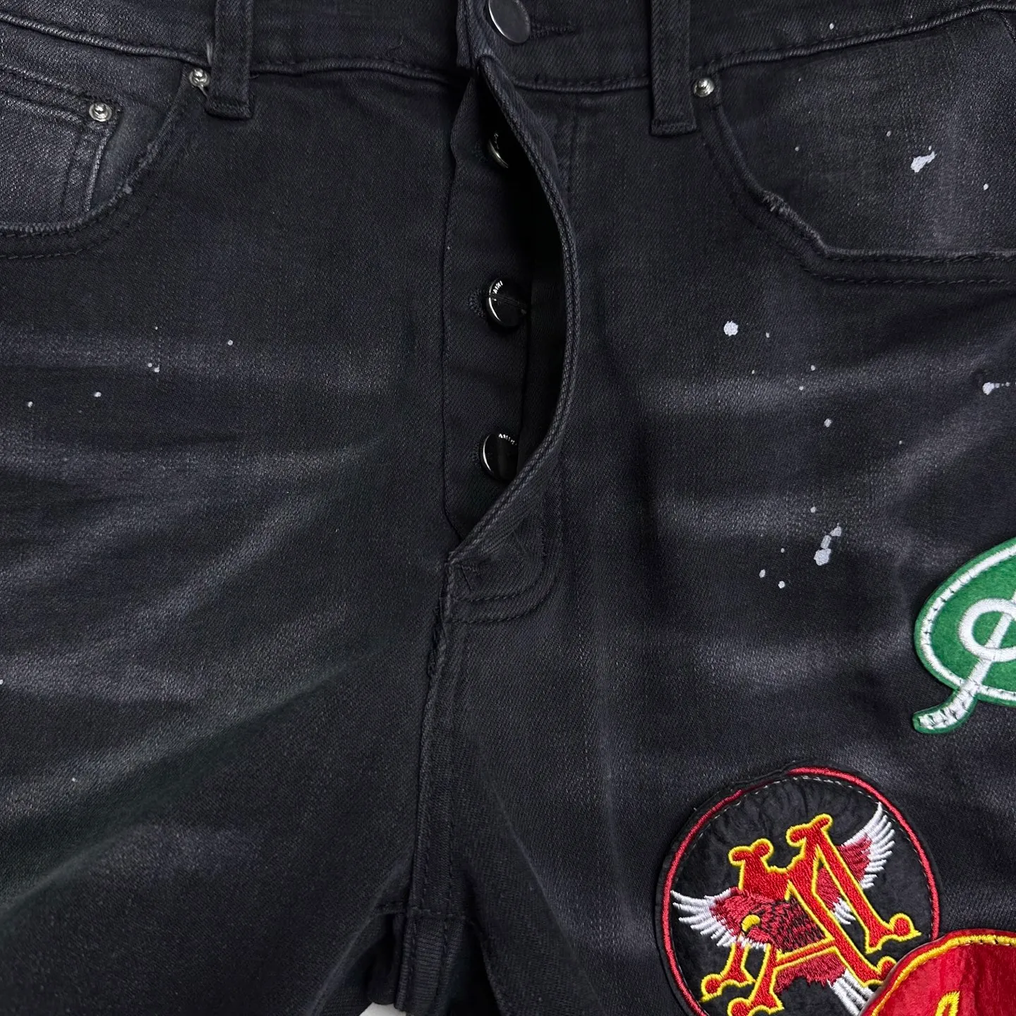 AMIRI 2026New Arrival Quality ， ， ， ， ， ！ 、 、 ！ ， ， ！！！ ：Black、Blue Size：28、30、32、34、36（ Size）