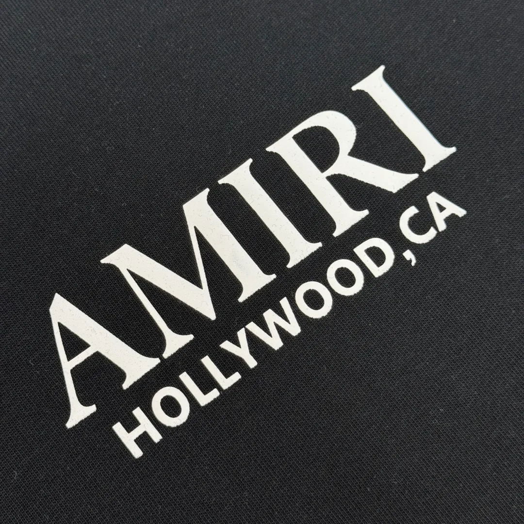 C AMIRI 26 New Arrival T ～ Same Style～ Premium ！ logo ，Premium ， ， ， ， ， ， ， ， ， ！！ ：Black White Light Gray Size：XS S M L（OS ）