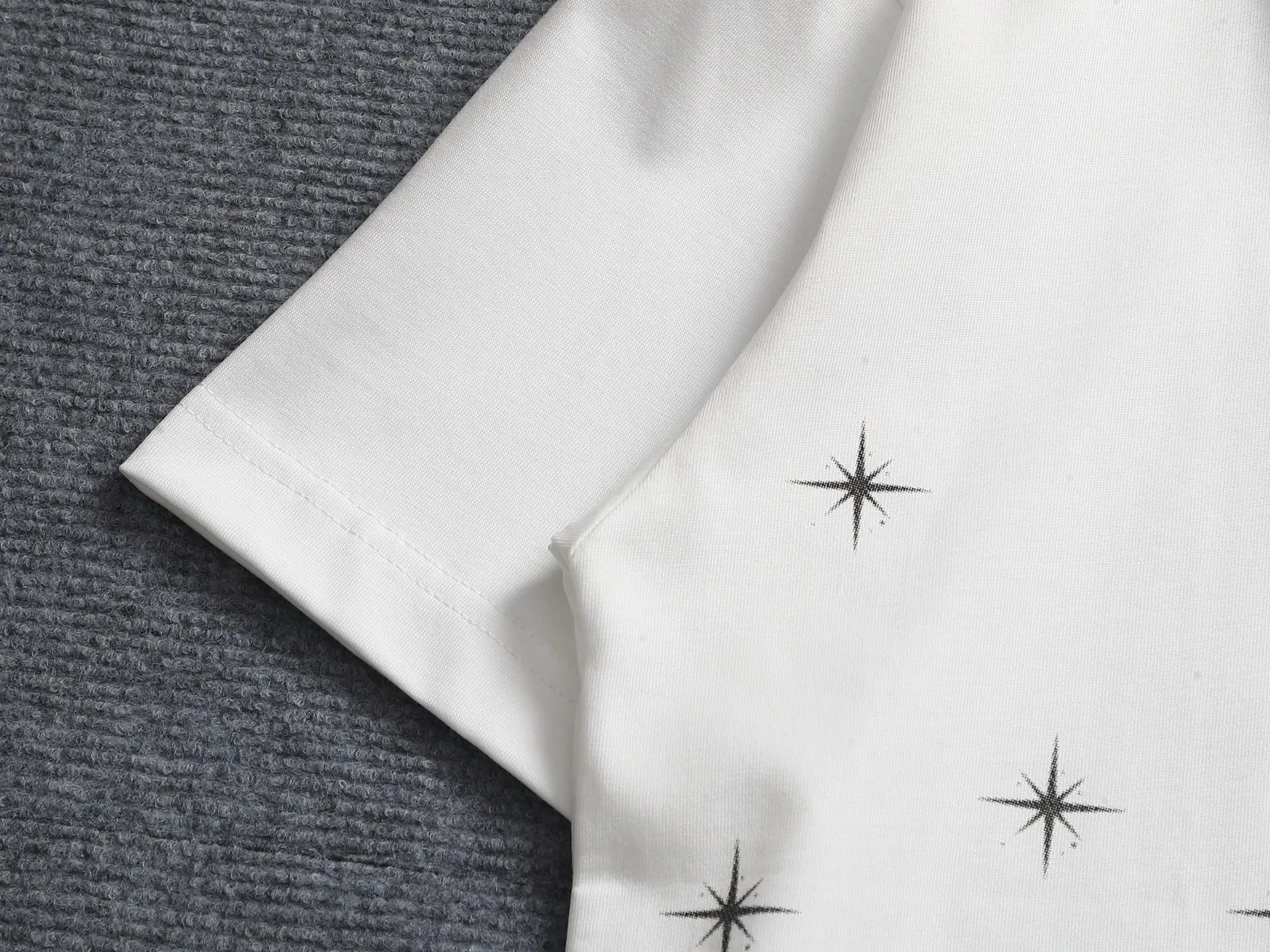 AMIRI Logo ， Same Style Versatile : Black White Khaki Size：S M L XL XXL