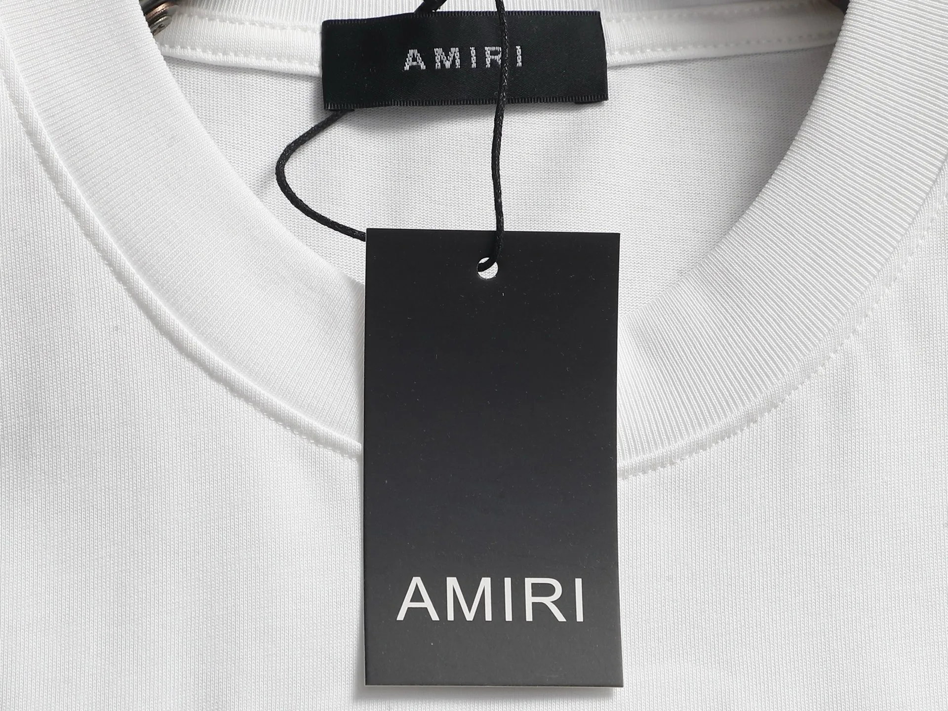AMIRI Logo ， Same Style Versatile : Black White Khaki Size：S M L XL XXL