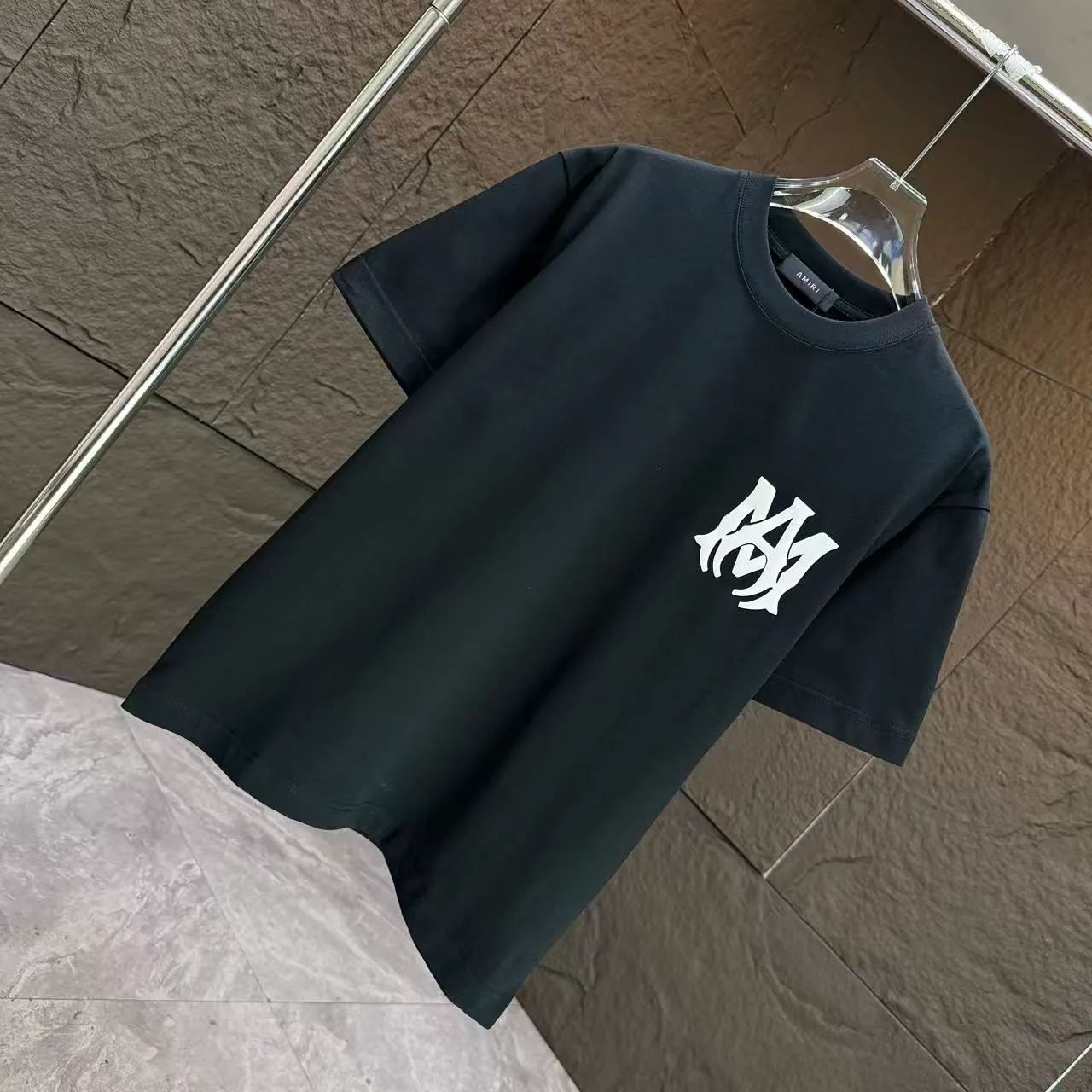 AMIRI 2025 New Arrival T logo ：Black White Sizes：S M L XL XXL