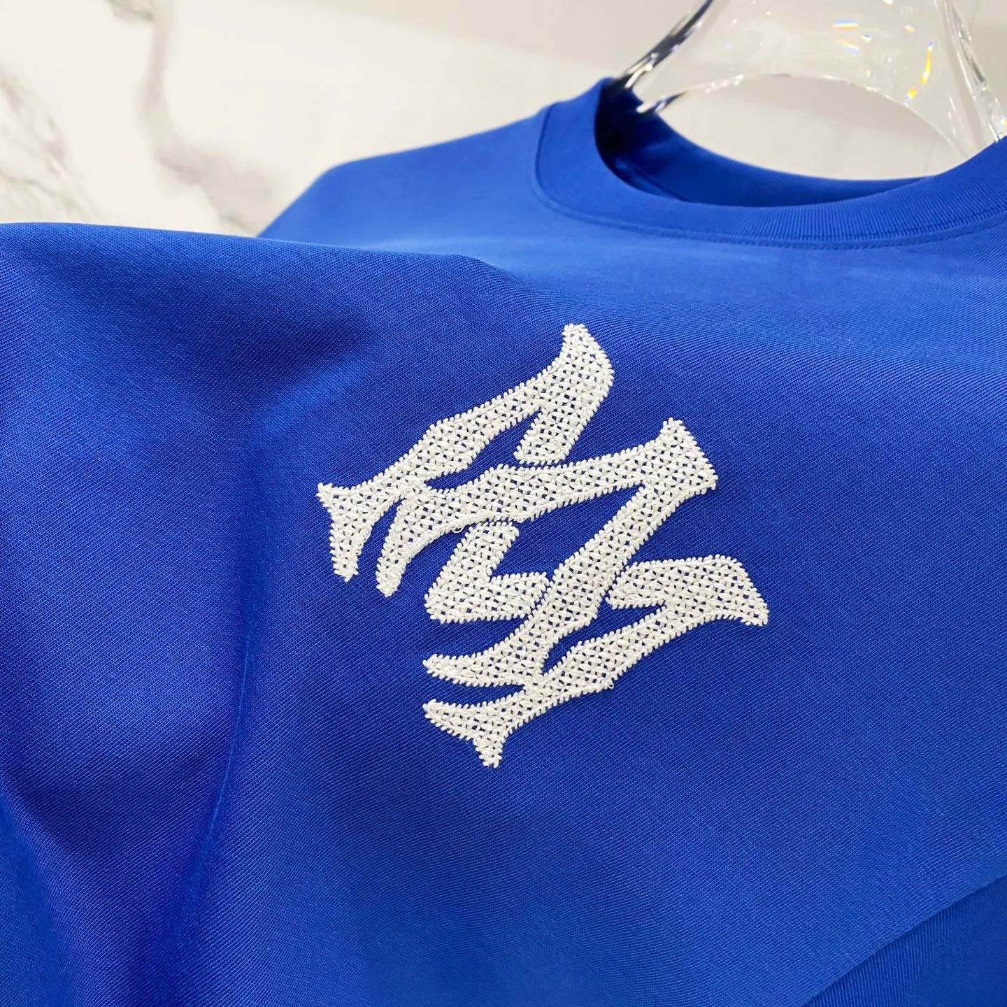 AMIRI/ - T 🪡 LOGO Quality 100 ％ Versatile Size:XS-L :Black.White.Blue.Gray