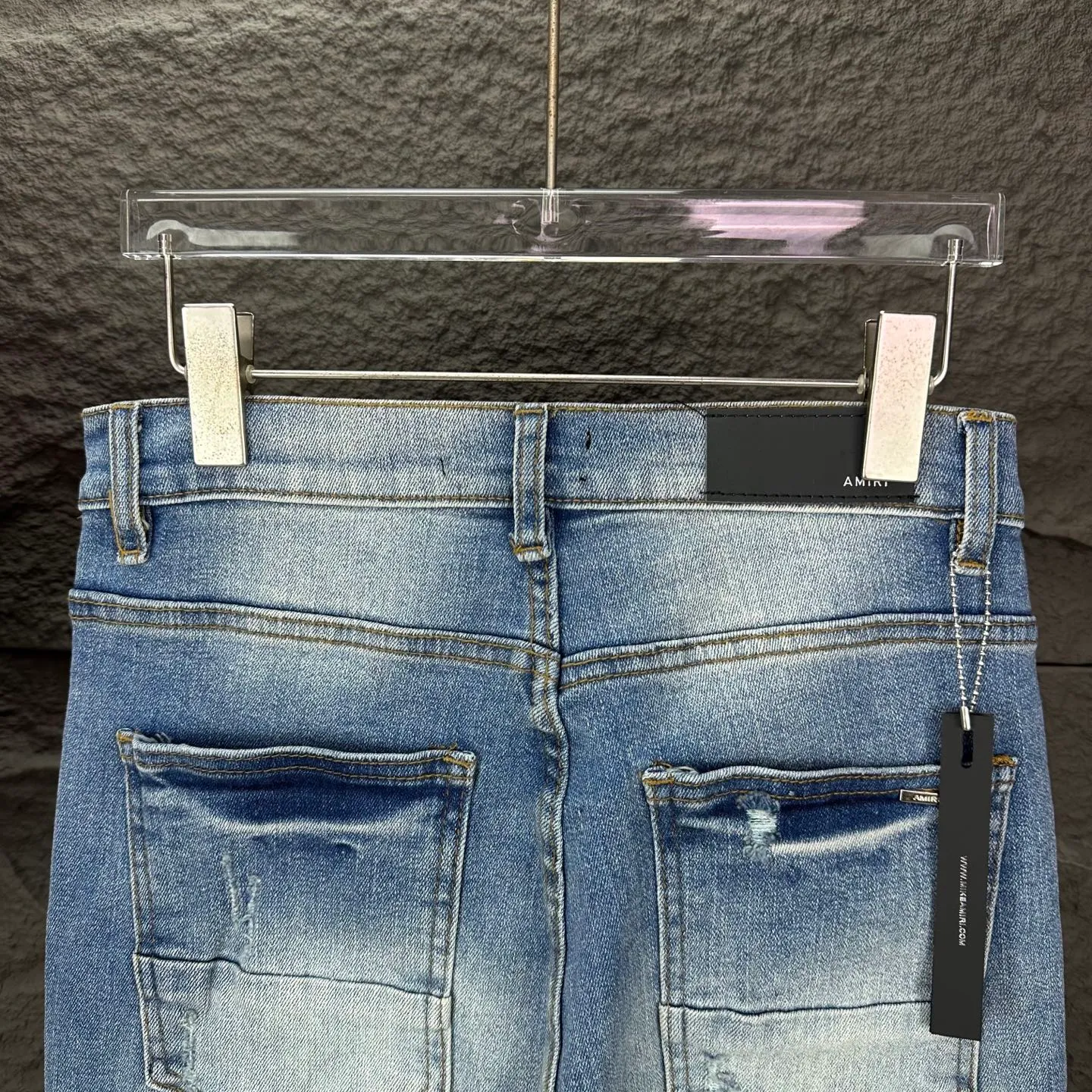 AMIRI 2025New Arrival Yellow Quality ， ， ， ， ， ！ ， ， ！！！ ：Light Blue Size：28、30、32、34、36（ Size）