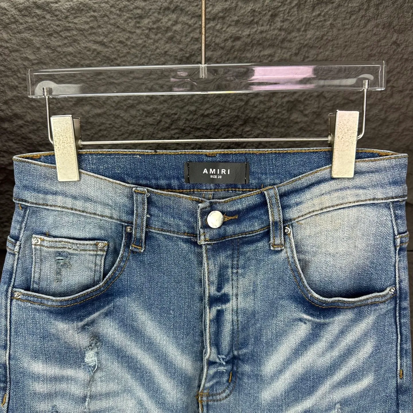 AMIRI 2025New Arrival Yellow Quality ， ， ， ， ， ！ ， ， ！！！ ：Light Blue Size：28、30、32、34、36（ Size）