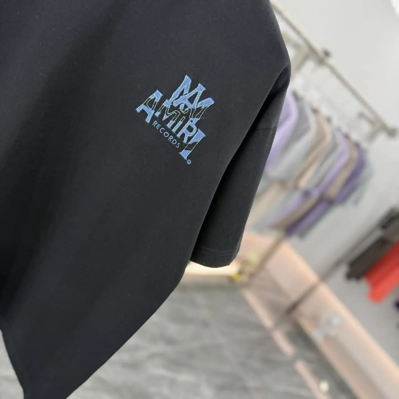 AMIRI 2025 New Arrival tee Same Style Size S M L XL XXL Black White