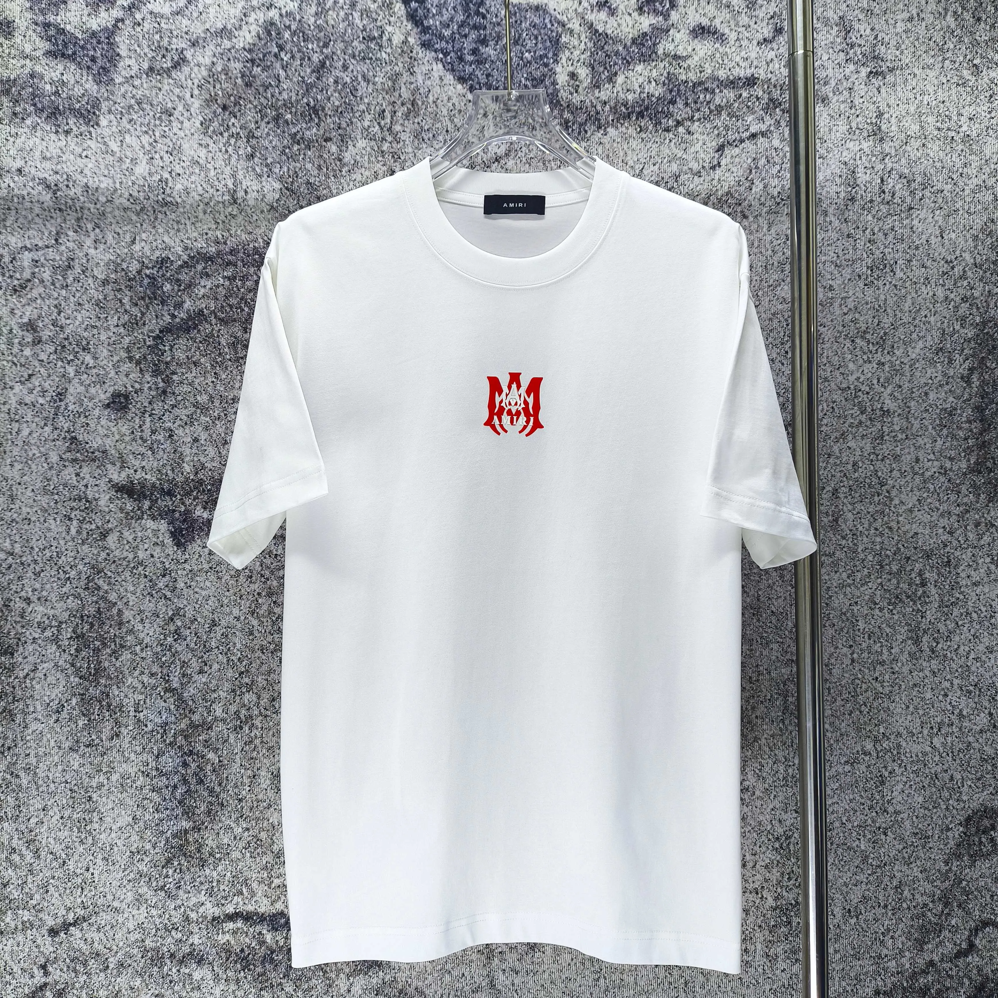 AMIRI 2026 New Arrival ➕ logo t Same Style Size S M L XL XXL Black White Navy Blue