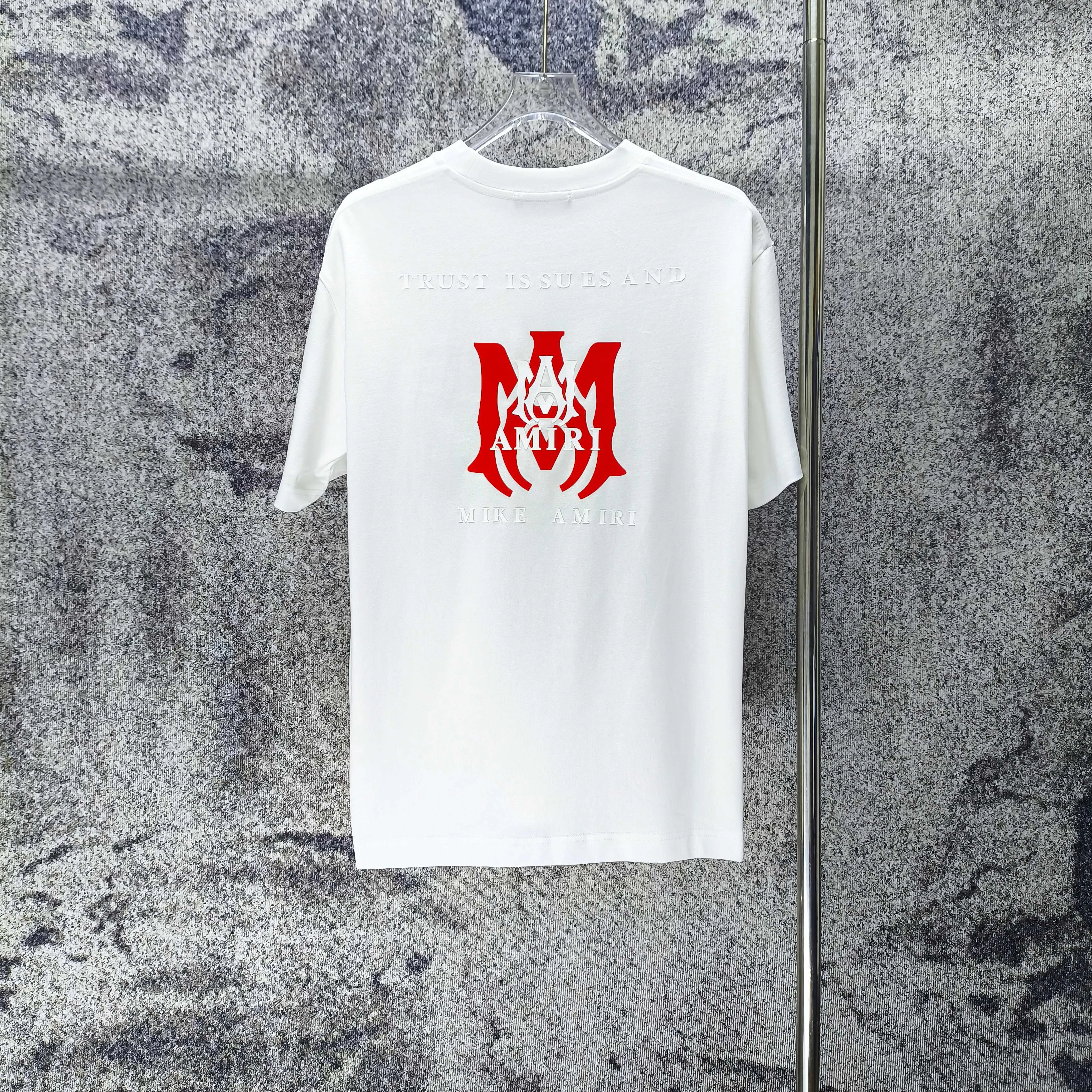 AMIRI 2026 New Arrival ➕ logo t Same Style Size S M L XL XXL Black White Navy Blue