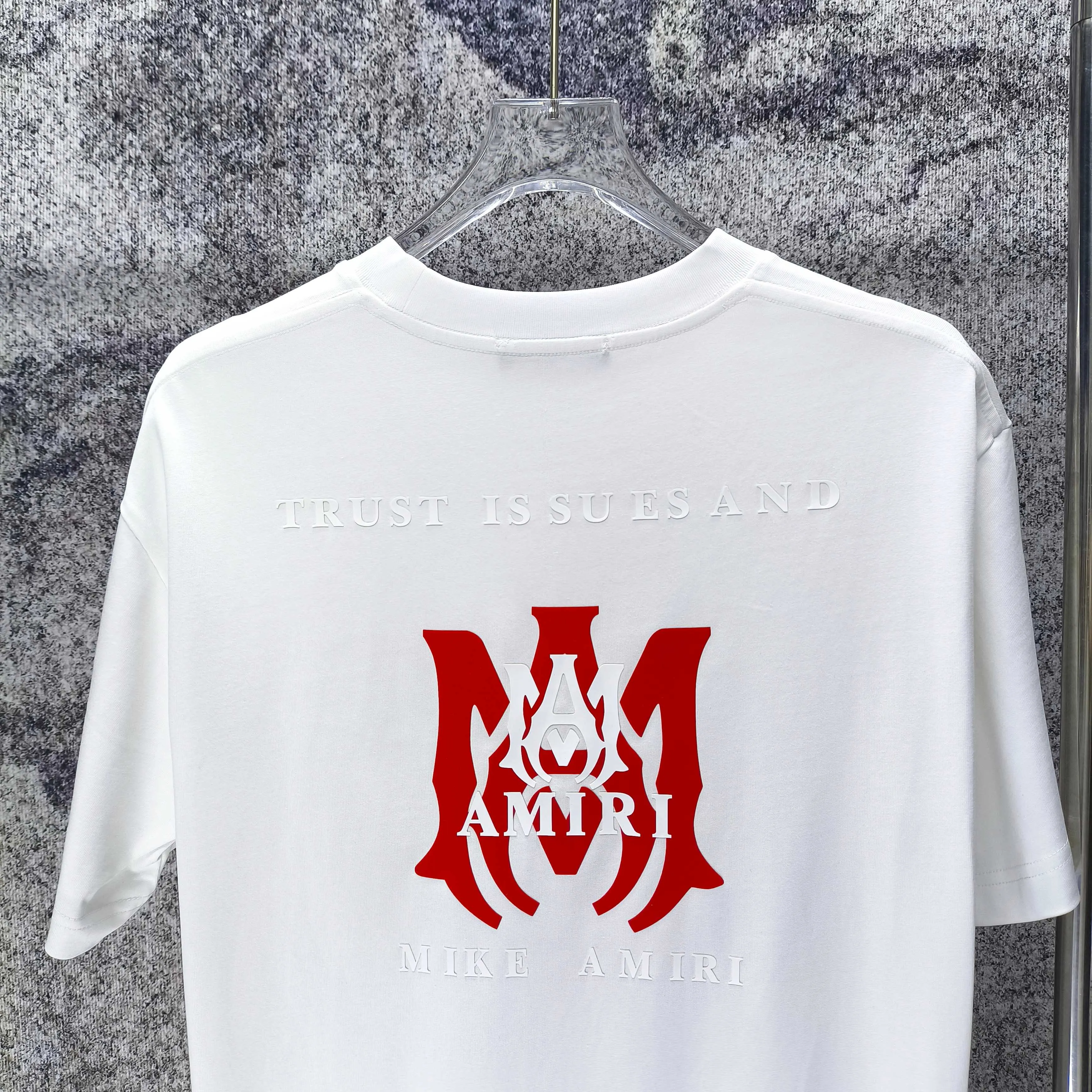 AMIRI 2026 New Arrival ➕ logo t Same Style Size S M L XL XXL Black White Navy Blue