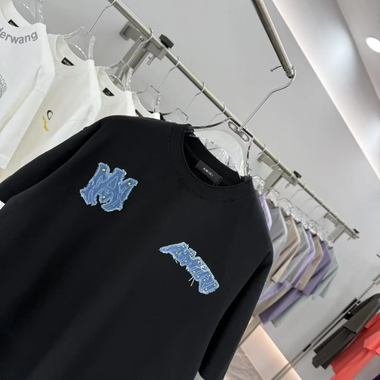 AMIRI 2026 New Arrival ➕ tee Same Style Size S M L XL XXL Black White