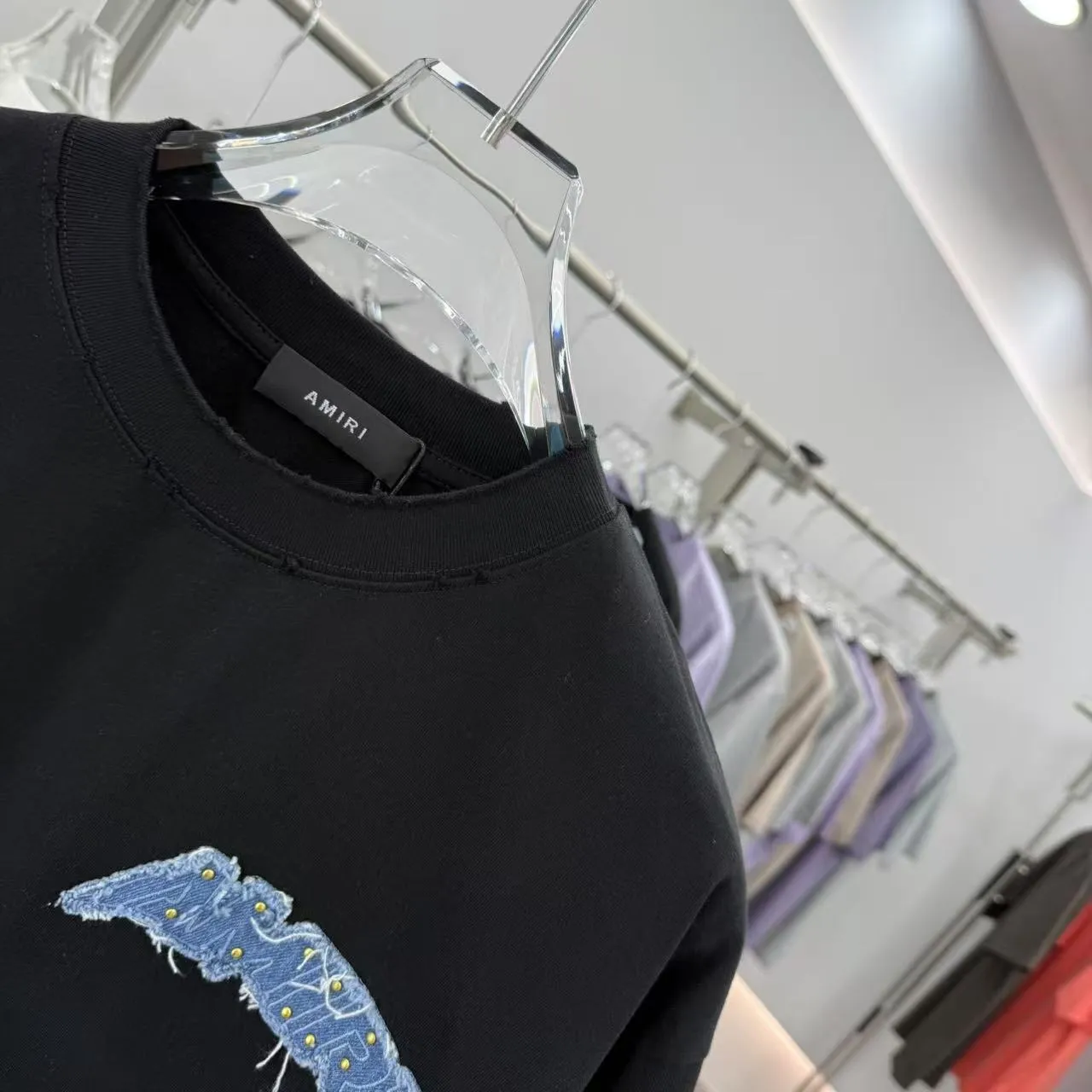 AMIRI 2026 New Arrival ➕ tee Same Style Size S M L XL XXL Black White