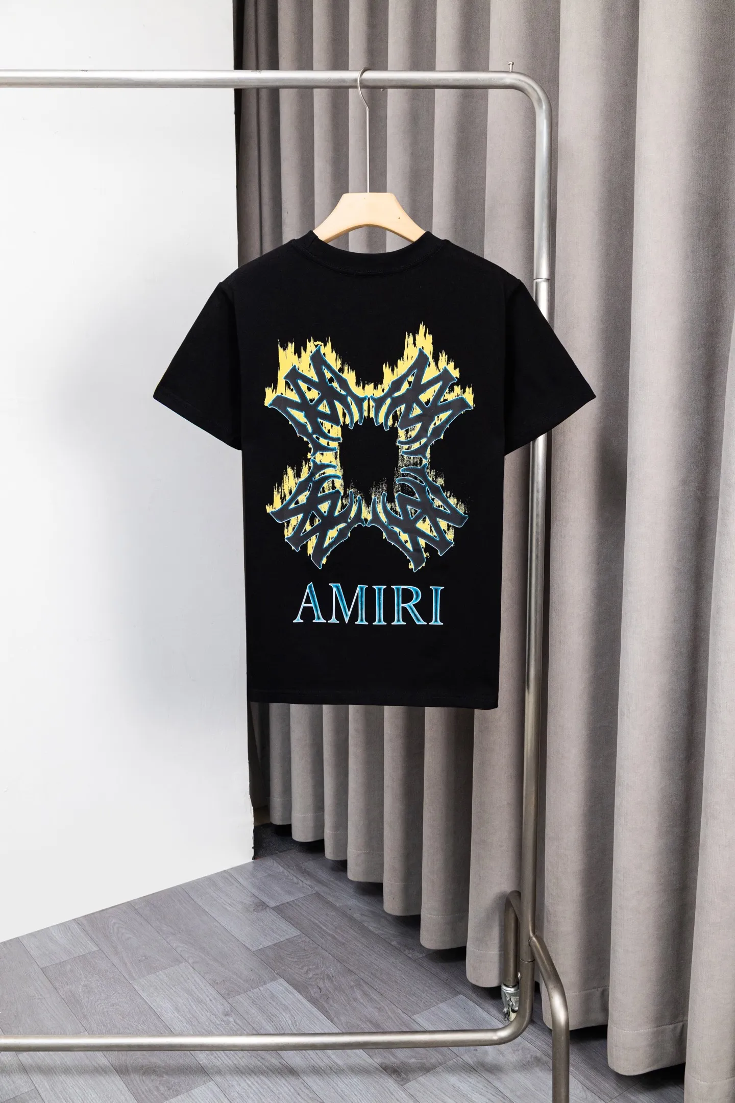 Y 031 《𝙉𝙚𝙬♈️AMIRI》 41ss New Arrival T ， + logo ， ， ， Versatile， Same Style。 : Black，White，Size:M～XXL