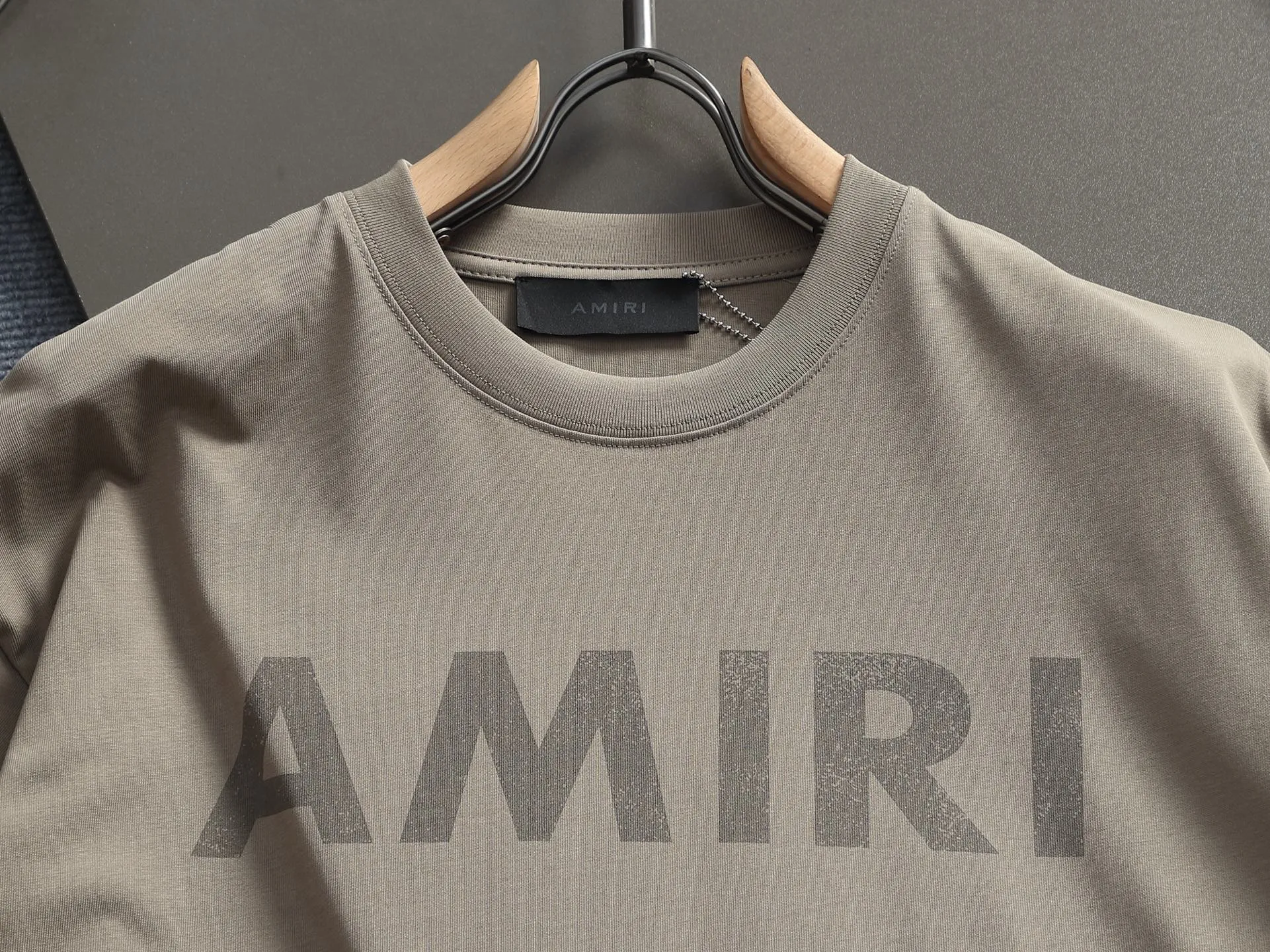 AMIRI Classic Logo ， Retro Same Style T Versatile Size：XS~L