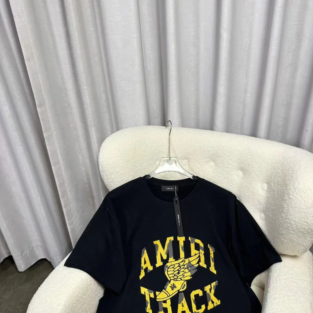 AMIRI 24SS T g 、 、 LOGO ‼️ Same Style Versatile