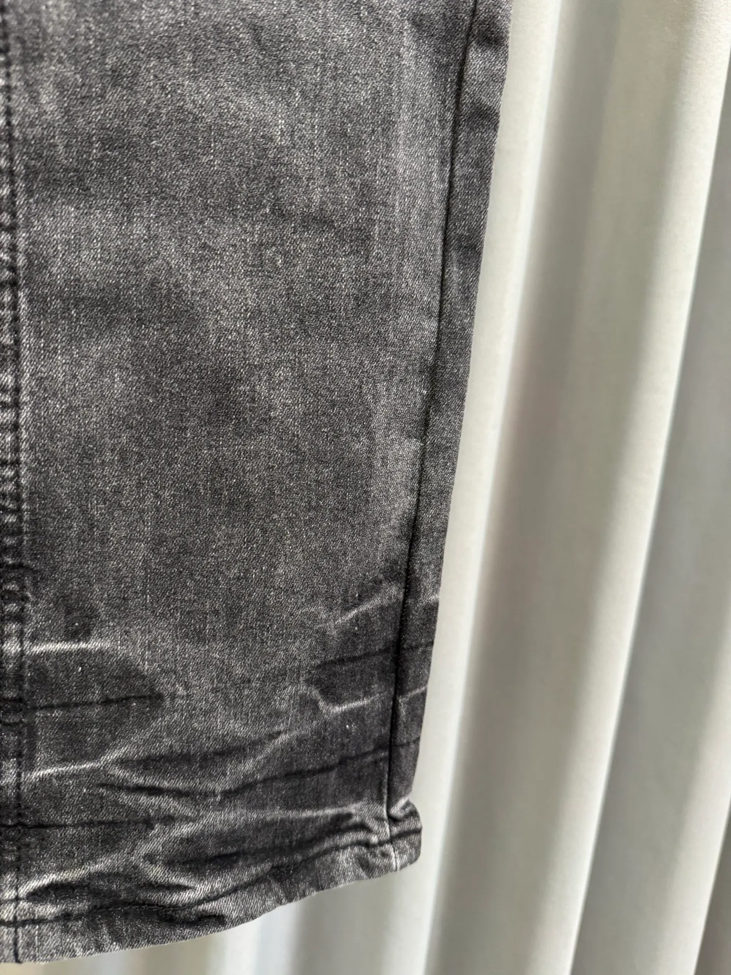 [High version] Amiri MX 1 26Ss Letter rivet slim fit washed jeans (picture color) Size: 28 30 32 34 (s-xl)