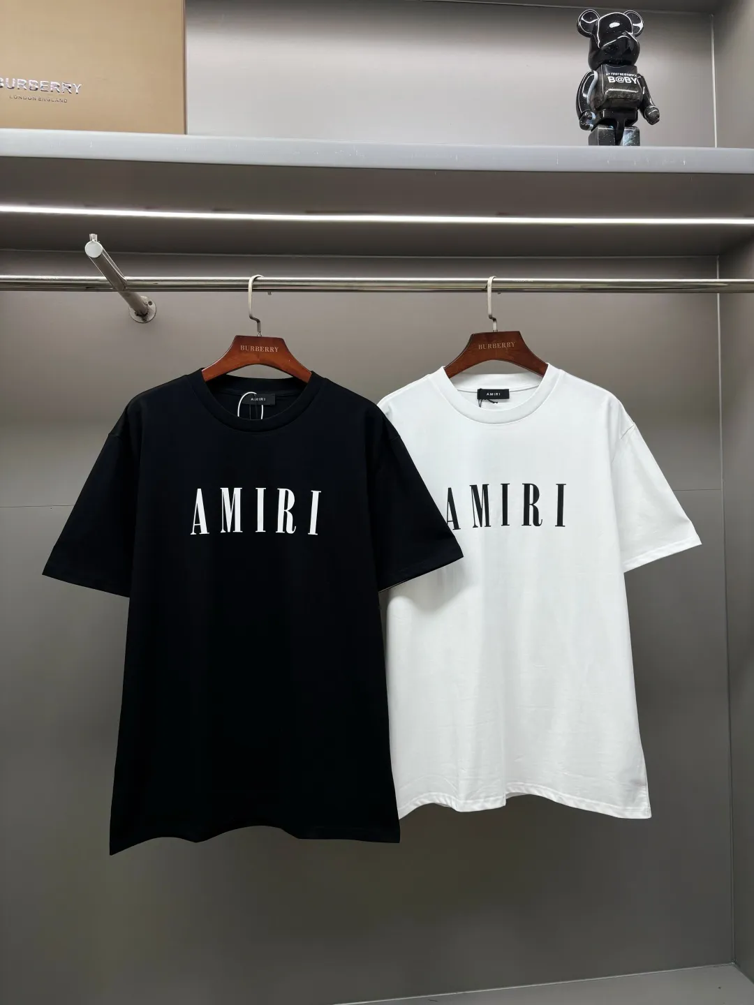 AMIRI New Arrival T Same Style ， Factory New Arrival Versatile : Black White Size：S-XXL