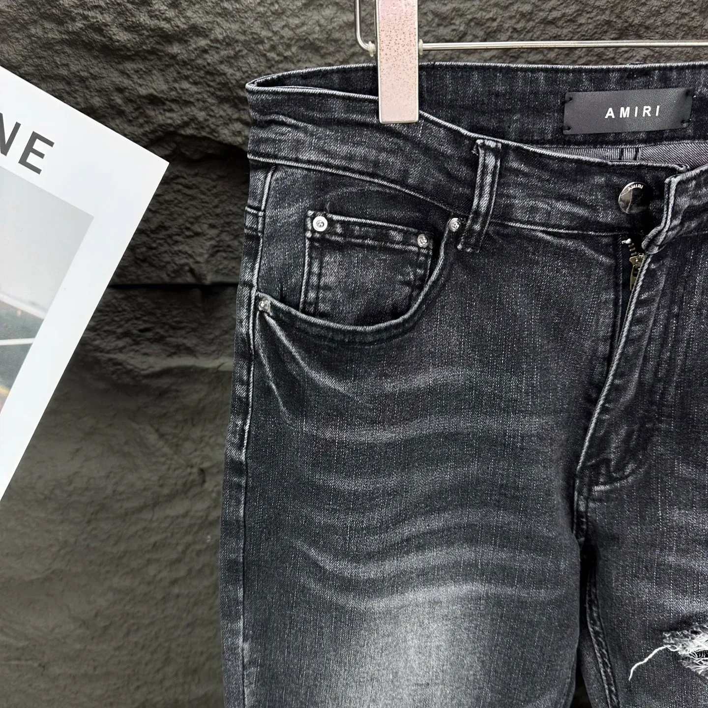Amiri 2025New Arrival Black Quality ， ， ， ， ， ！ ， ， ！！！ ：Black Size：28、30、32、34（ Size）