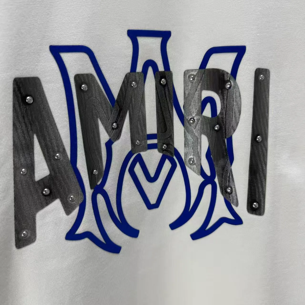 AMIRI 2026 New Arrival T logo ：Black White Yellow Dark Blue Sizes：S M L XL XXL