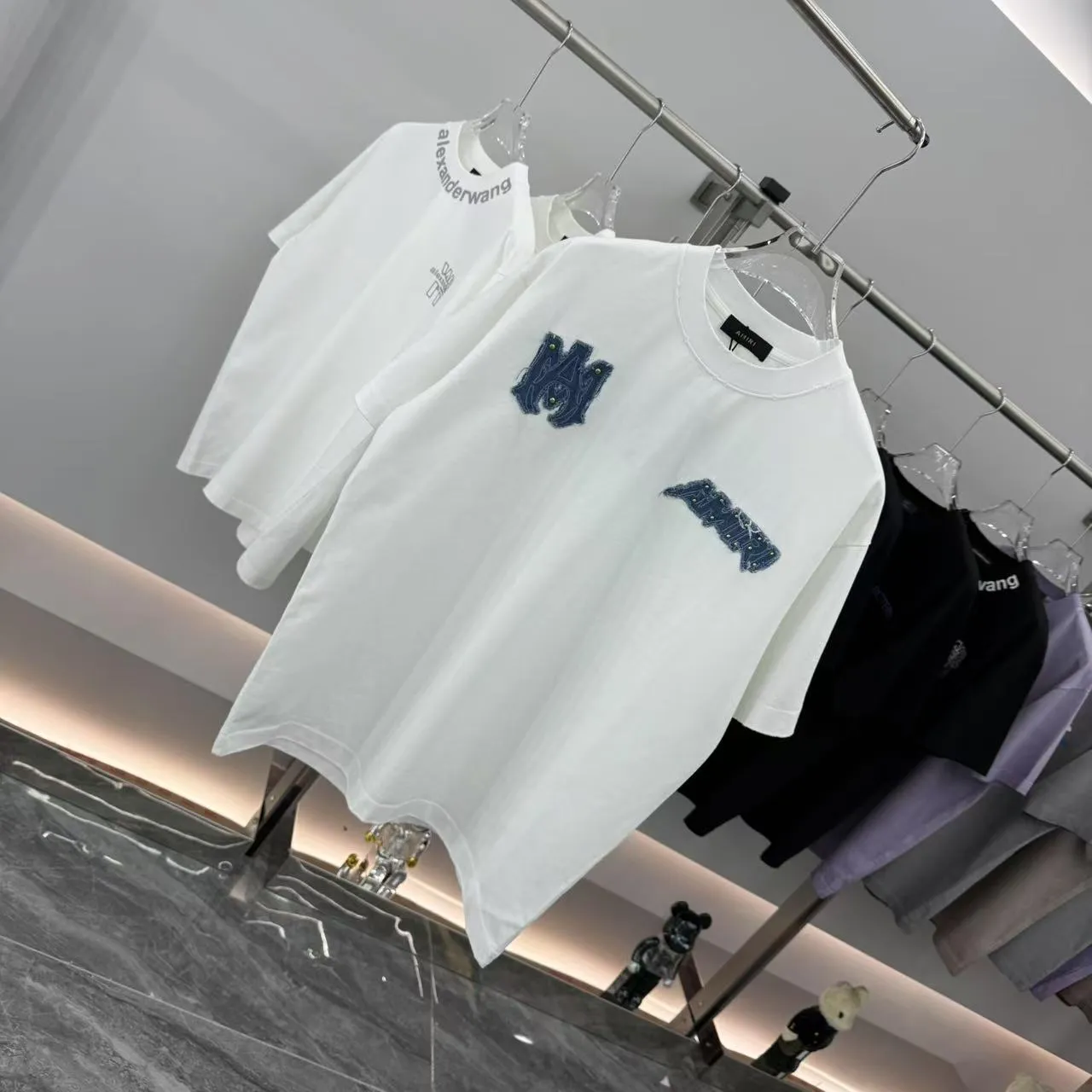 AMIRI 2026 New Arrival ➕ tee Same Style Size S M L XL XXL Black White