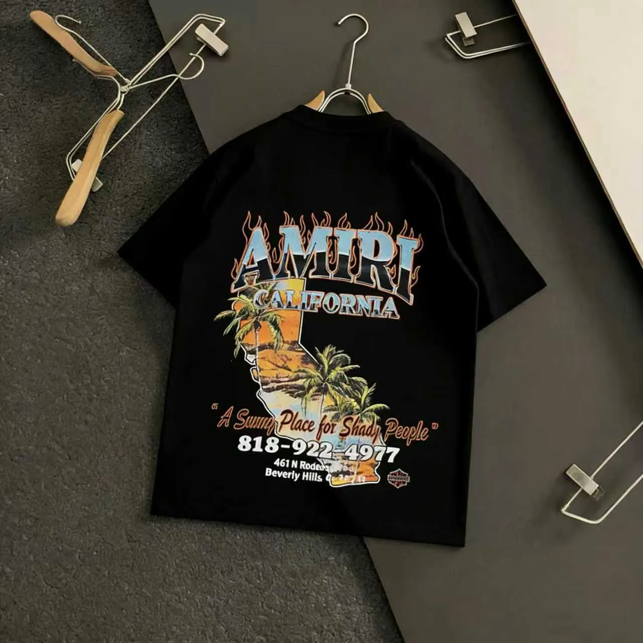 《𝙉𝙚𝙬♈️ AMIRI》🏖 25 New Arrival logo ， T ， 32 ， 。 : Black White Size：S M L XL XXL