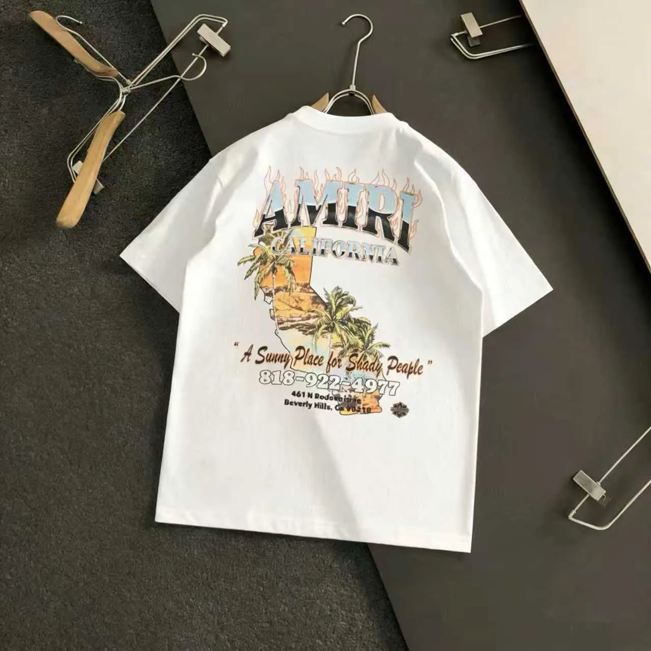 《𝙉𝙚𝙬♈️ AMIRI》🏖 25 New Arrival logo ， T ， 32 ， 。 : Black White Size：S M L XL XXL