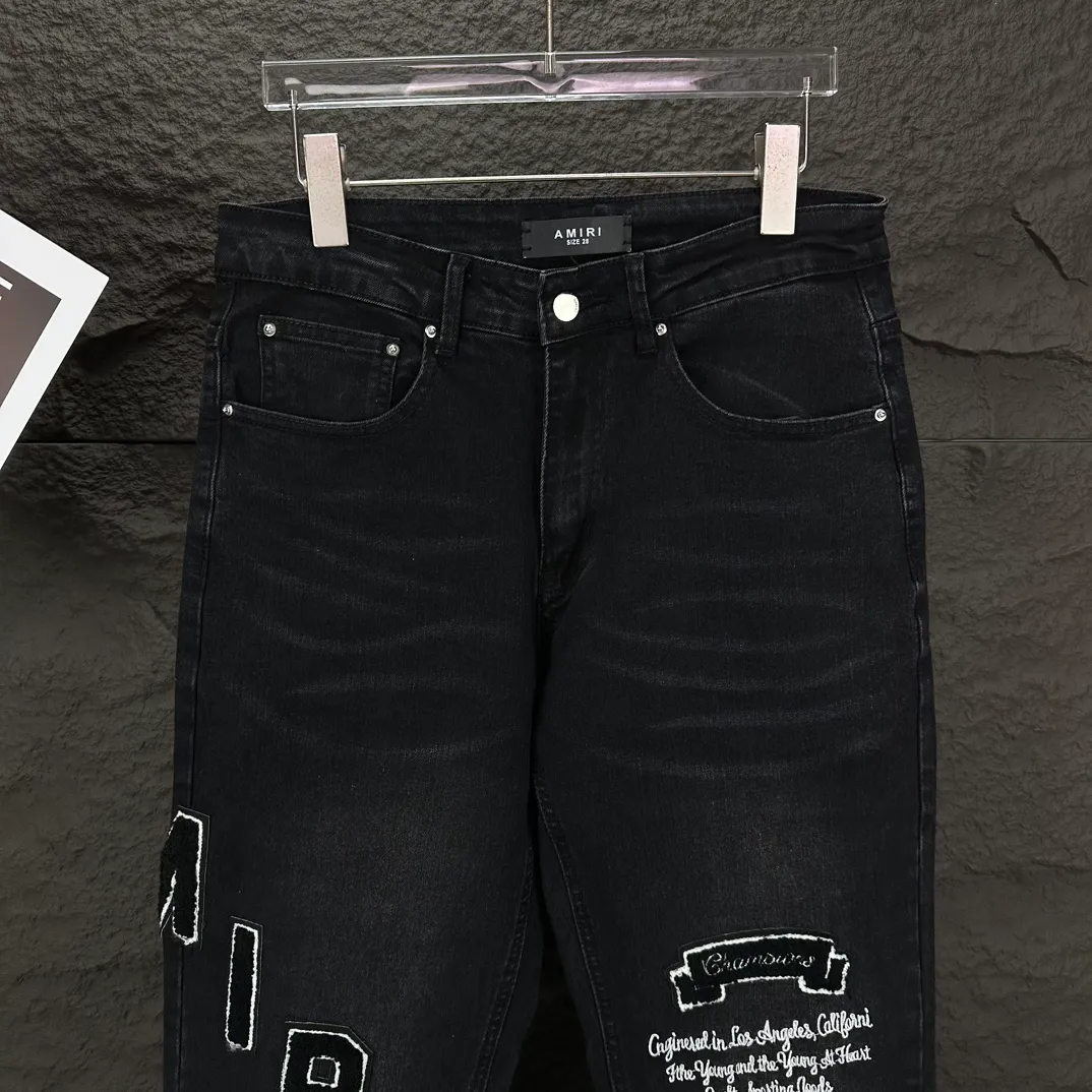 Amiri 2024New Arrival Quality ， ， ， ， ， ！ ， ， ！！！ ：Black Size：28、30、32、34