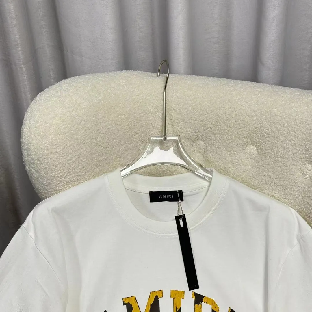 AMIRI 24SS T g 、 、 LOGO ‼️ Same Style Versatile