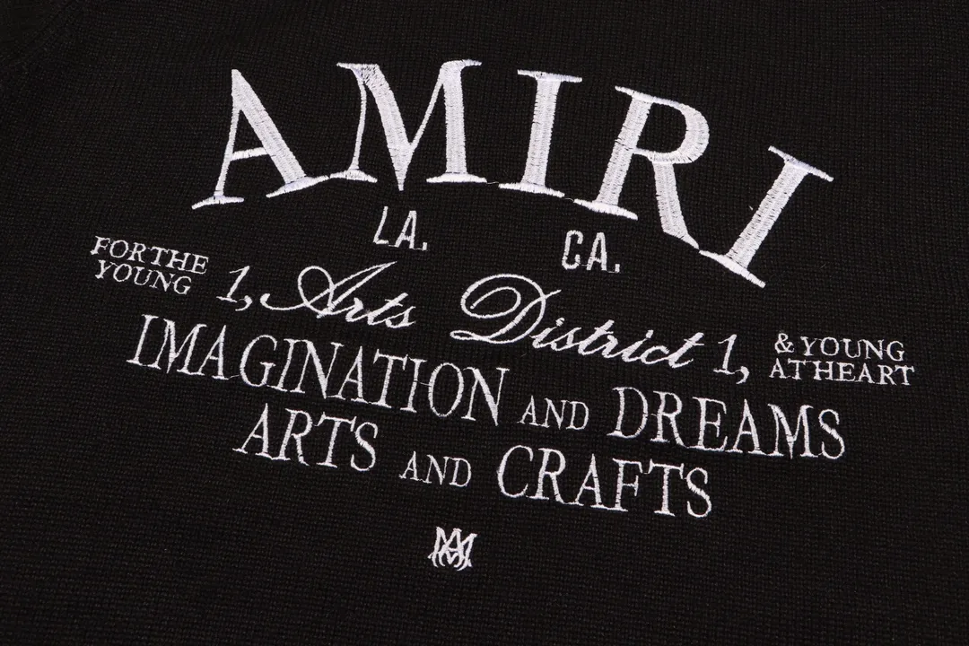 AMIRI 2024New Arrival ， Logo 1:1 : 、Black Sizes: S M L XL XXL