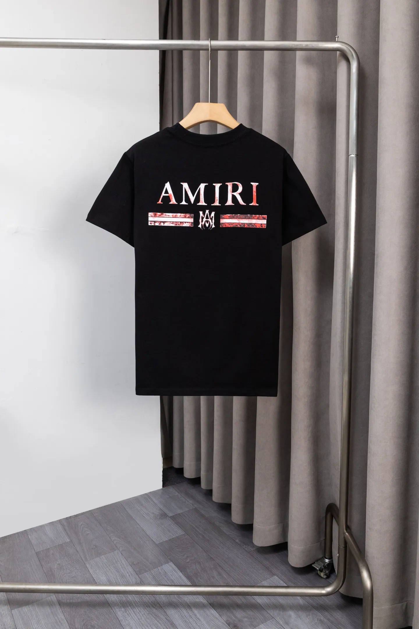 Y 036 《𝙉𝙚𝙬♈️AMIRI》 41ss New Arrival T ， + logo ， ， ， Versatile， Same Style。 : Black，White，Size:M～XXL