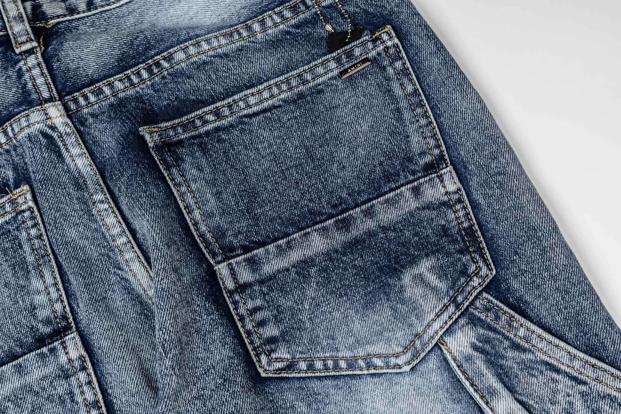 135 AMIRI Retro ， + ！ ， ， ， T 。 Quality ，Wear-Resistant Breathable， ， ！ ： # ：Black Blue Size：28 30 32 34 36