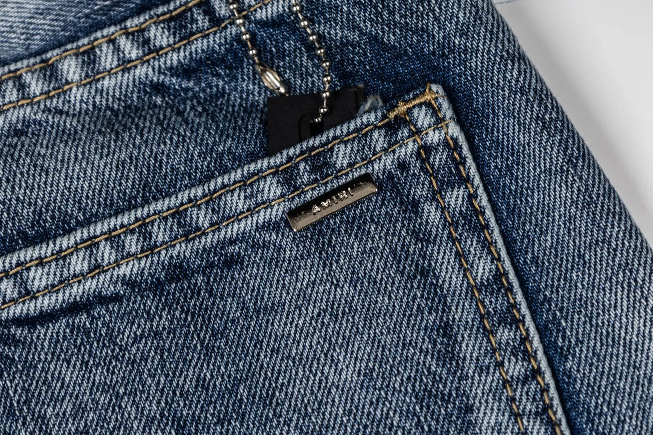 135 AMIRI Retro ， + ！ ， ， ， T 。 Quality ，Wear-Resistant Breathable， ， ！ ： # ：Black Blue Size：28 30 32 34 36