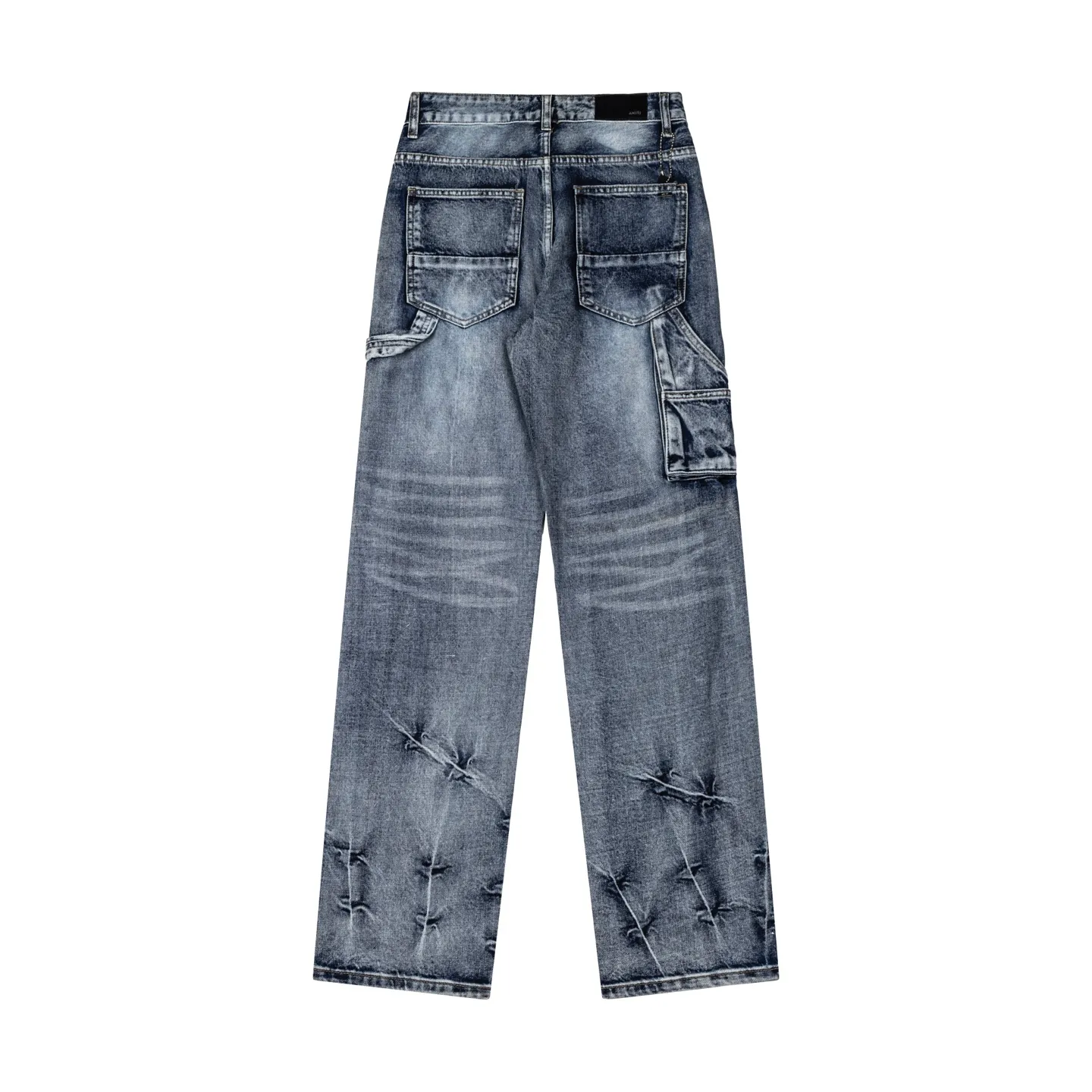 135 AMIRI Retro ， + ！ ， ， ， T 。 Quality ，Wear-Resistant Breathable， ， ！ ： # ：Black Blue Size：28 30 32 34 36