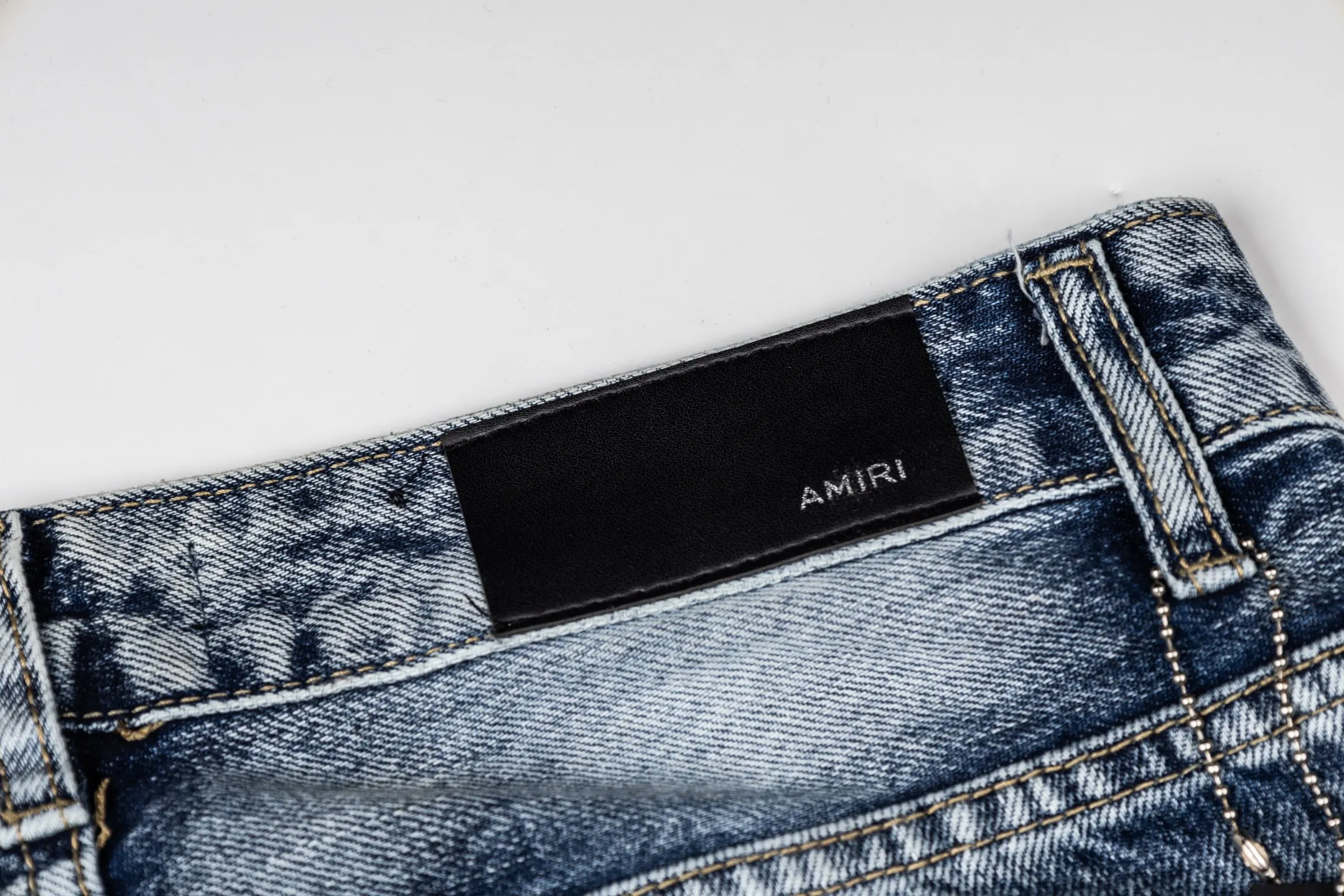 135 AMIRI Retro ， + ！ ， ， ， T 。 Quality ，Wear-Resistant Breathable， ， ！ ： # ：Black Blue Size：28 30 32 34 36