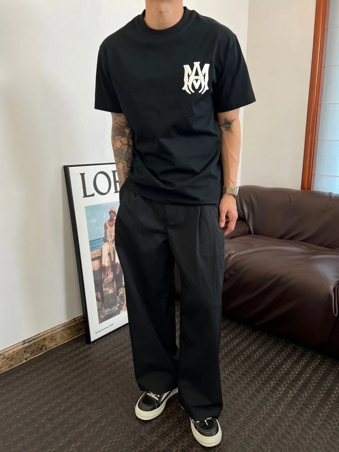 AMIRI 2026 New Arrival T ， logo 。 Breathable 。 ， ， Versatile 。 ： 、 ：100% Sizes：M-XXXL