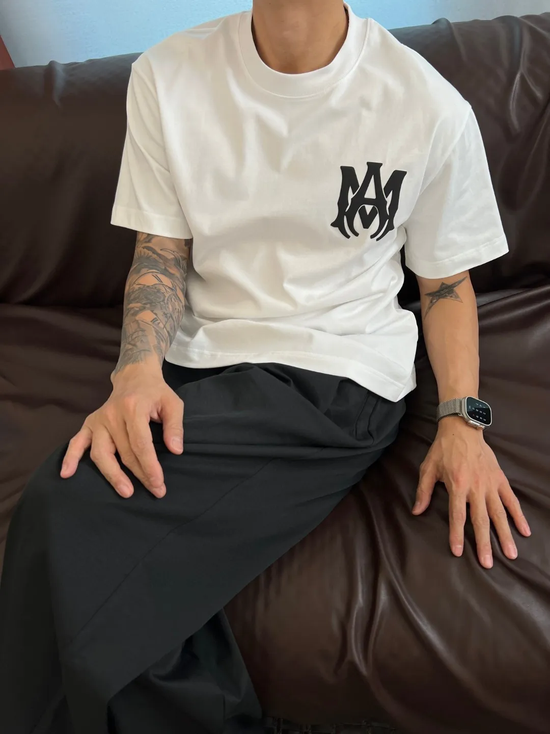 AMIRI 2026 New Arrival T ， logo 。 Breathable 。 ， ， Versatile 。 ： 、 ：100% Sizes：M-XXXL