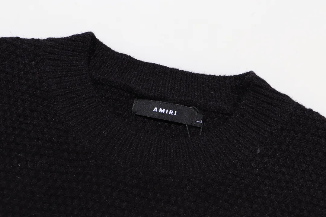 AMIRI 2024New Arrival ， Logo 1:1 : Black Sizes: S M L XL XXL
