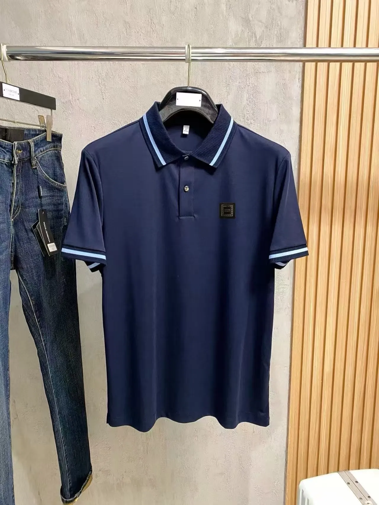 ，Boss 2026 POLO ， ， ，Classic ！ ， ， ， ！ ， Classic ， ， logo ！ ， ， ， ， ！ ， Premium ， ， ， ， Breathable ， ， ！ ， ， ， ， ， ， ， ， ， ！Size：M-4XL