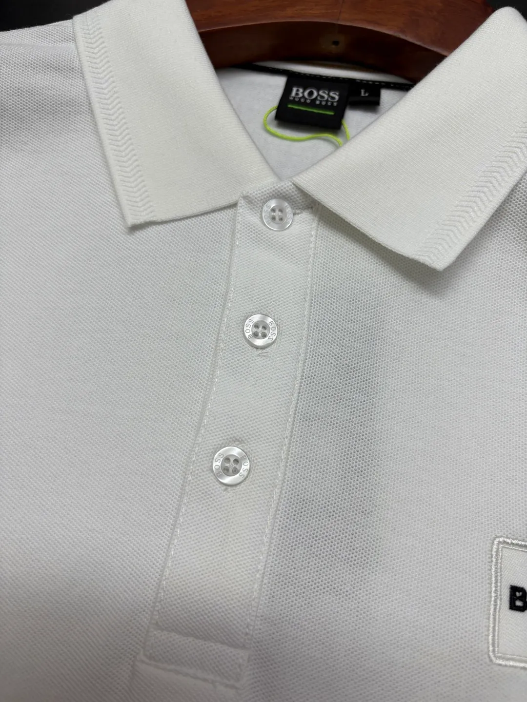 BOSS New Arrival Polo Same Style ， Factory New Arrival Versatile : Black White Blue Khaki Size：M-3XL