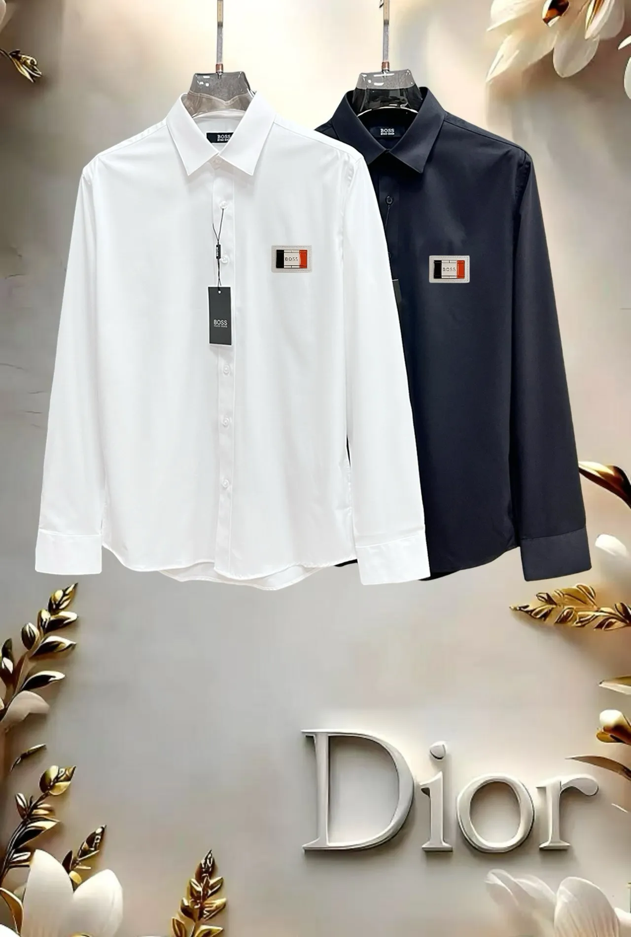 ⚜️BOSS ， ， ， 、 。 。 。Premium 。 ：Black、White ：38—44（M—4XL）